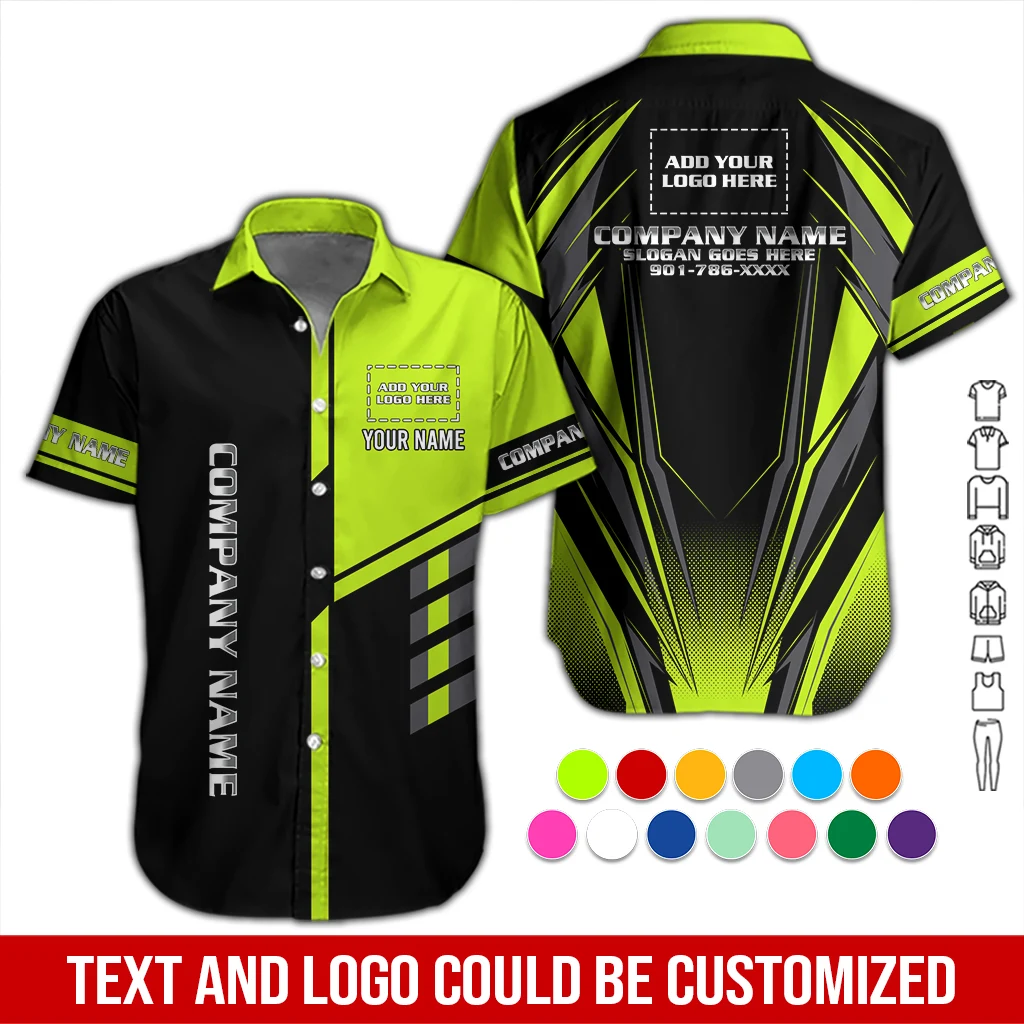 Personalized Name And Color Electrical Uniform All Over Printed Clothes DA610