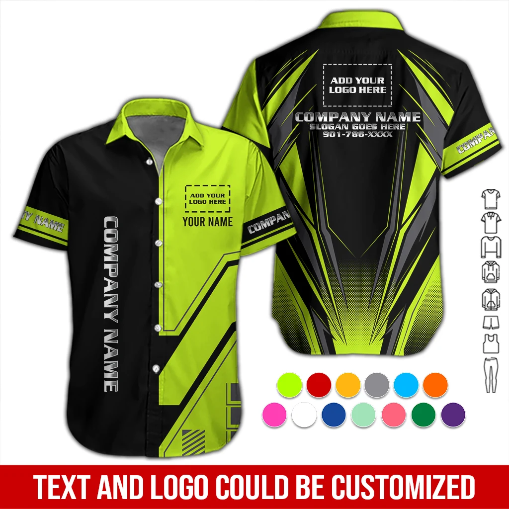 Personalized Name And Color Electrical Uniform All Over Printed Clothes DA611