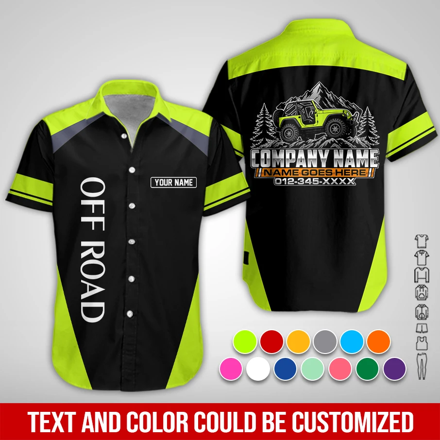 Personalized Name Custom Off Road All Over Printed Clothes PM99