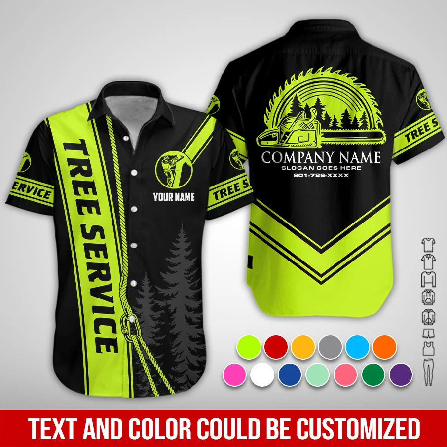 Personalized Name Arborist Tree Services 3D All Over Printed Clothes PL99