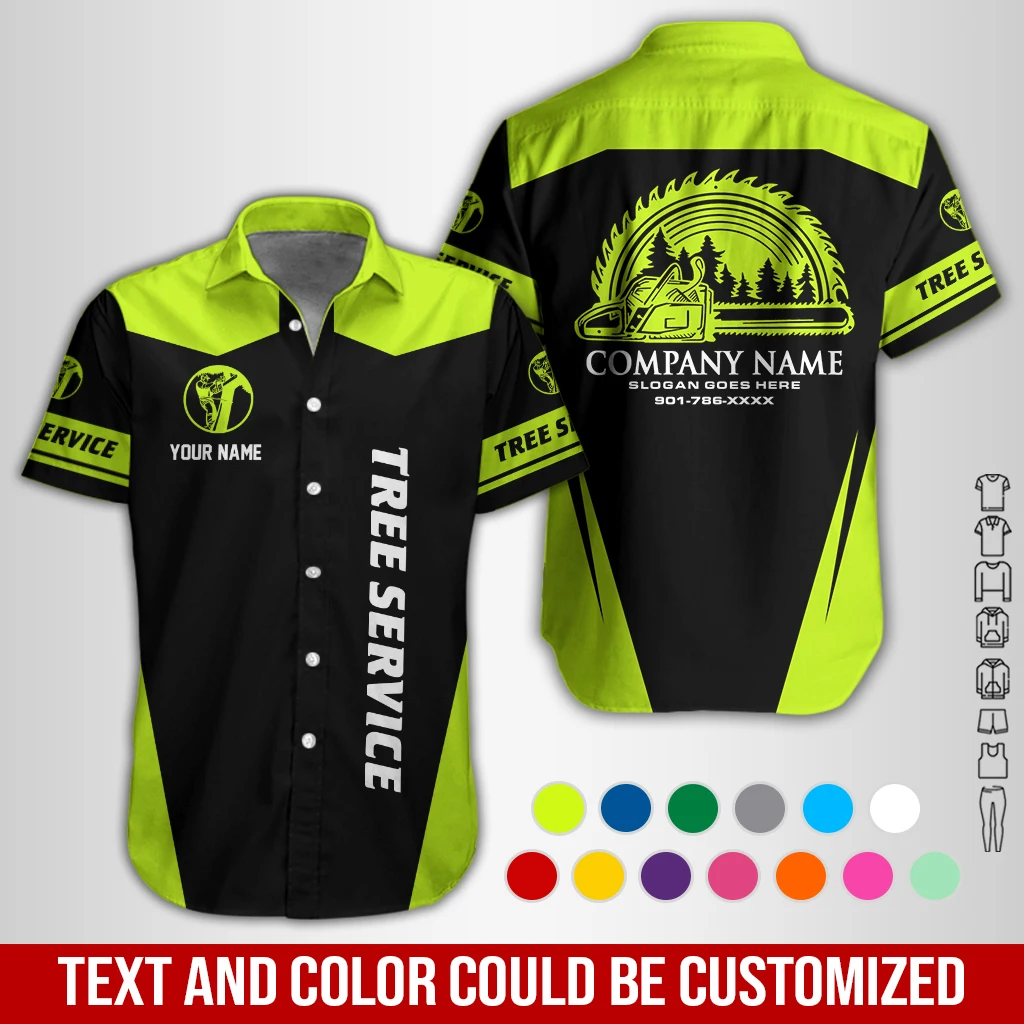 Personalized Name Arborist Tree Services 3D All Over Printed Clothes GL781
