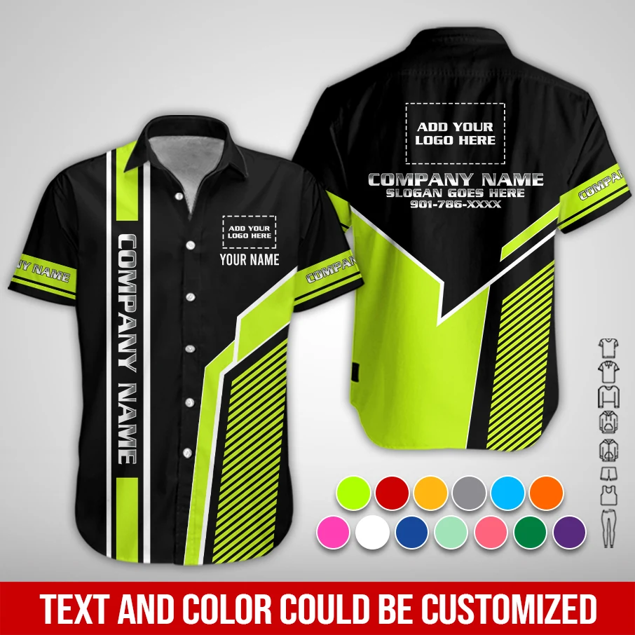 Personalized Name And Color Electrical Uniform All Over Printed Clothes PL109
