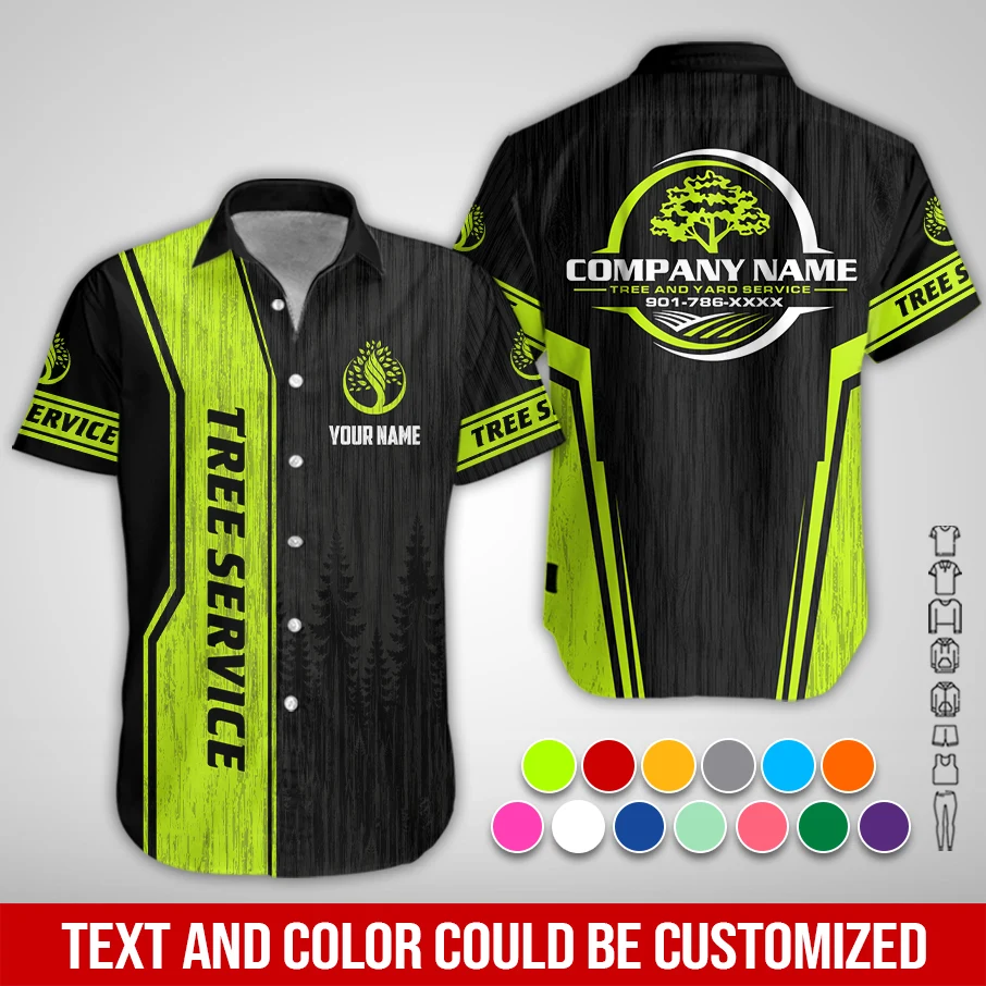 Personalized Name Arborist Tree Services 3D All Over Printed Clothes PM130