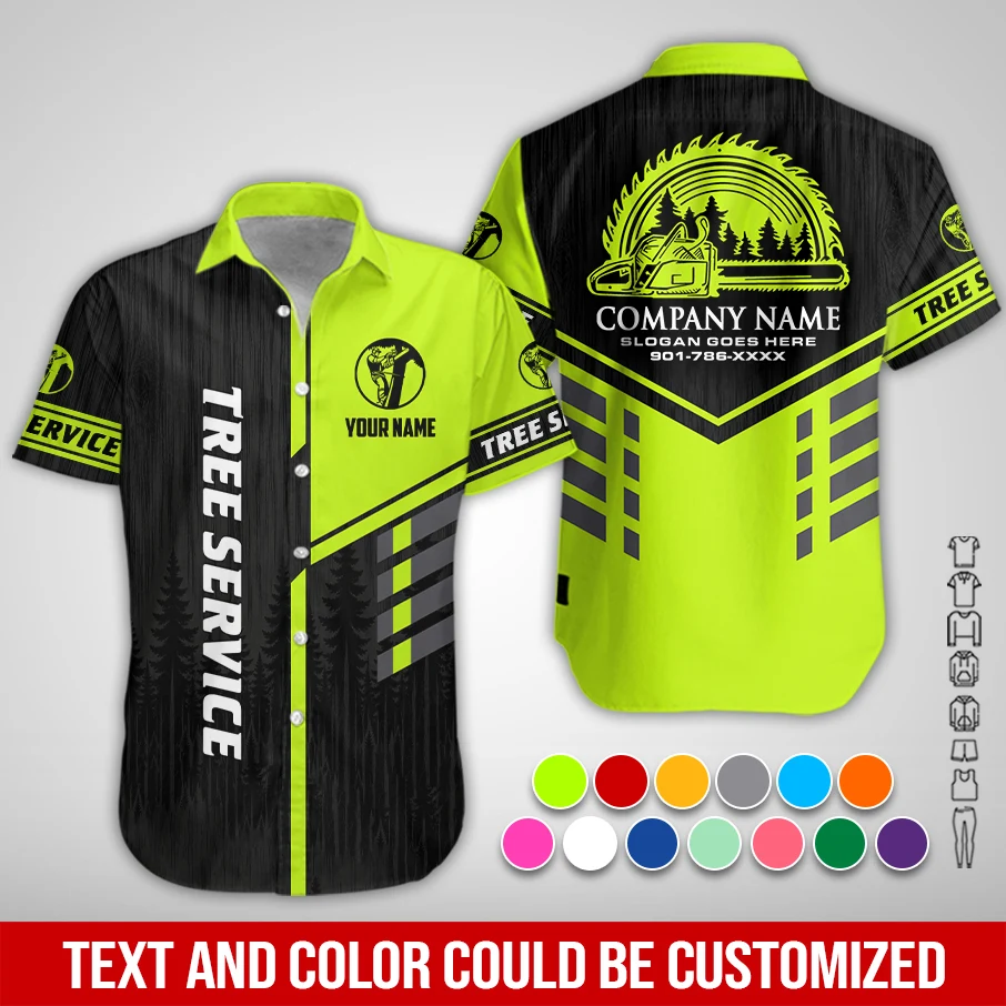 Personalized Name Arborist Tree Services 3D All Over Printed Clothes PM134