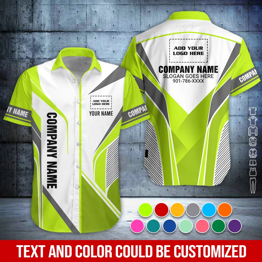Personalized Name And Color Electrical Uniform All Over Printed Clothes PM142
