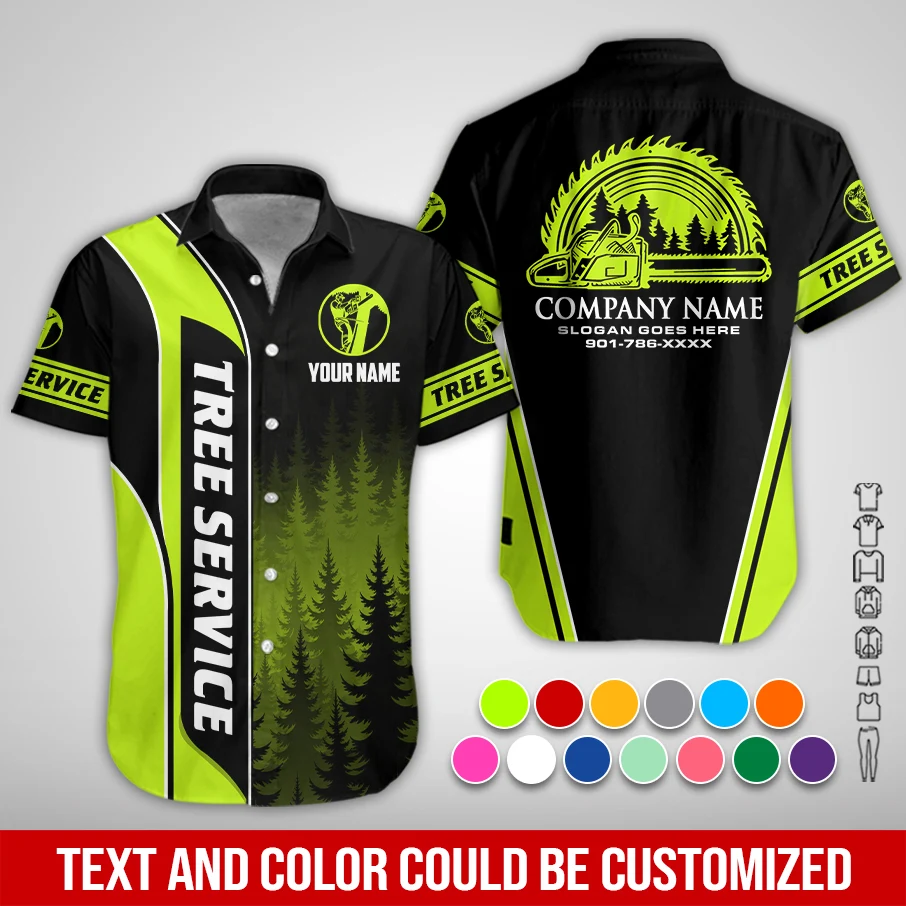 Personalized Name Arborist Tree Services 3D All Over Printed Clothes PL123