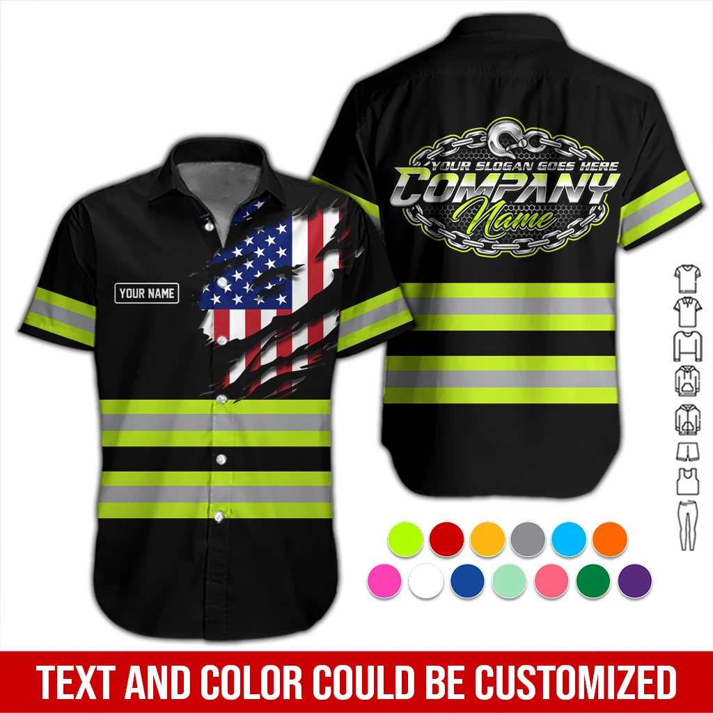Personalized Name Custom Towing Service All Over Printed Clothes  DA662