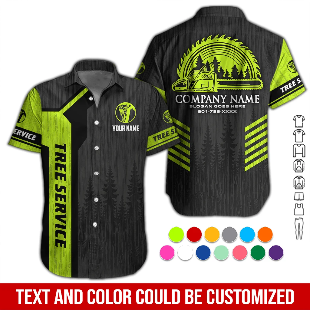 Personalized Name Arborist Tree Services 3D All Over Printed Clothes  DA665