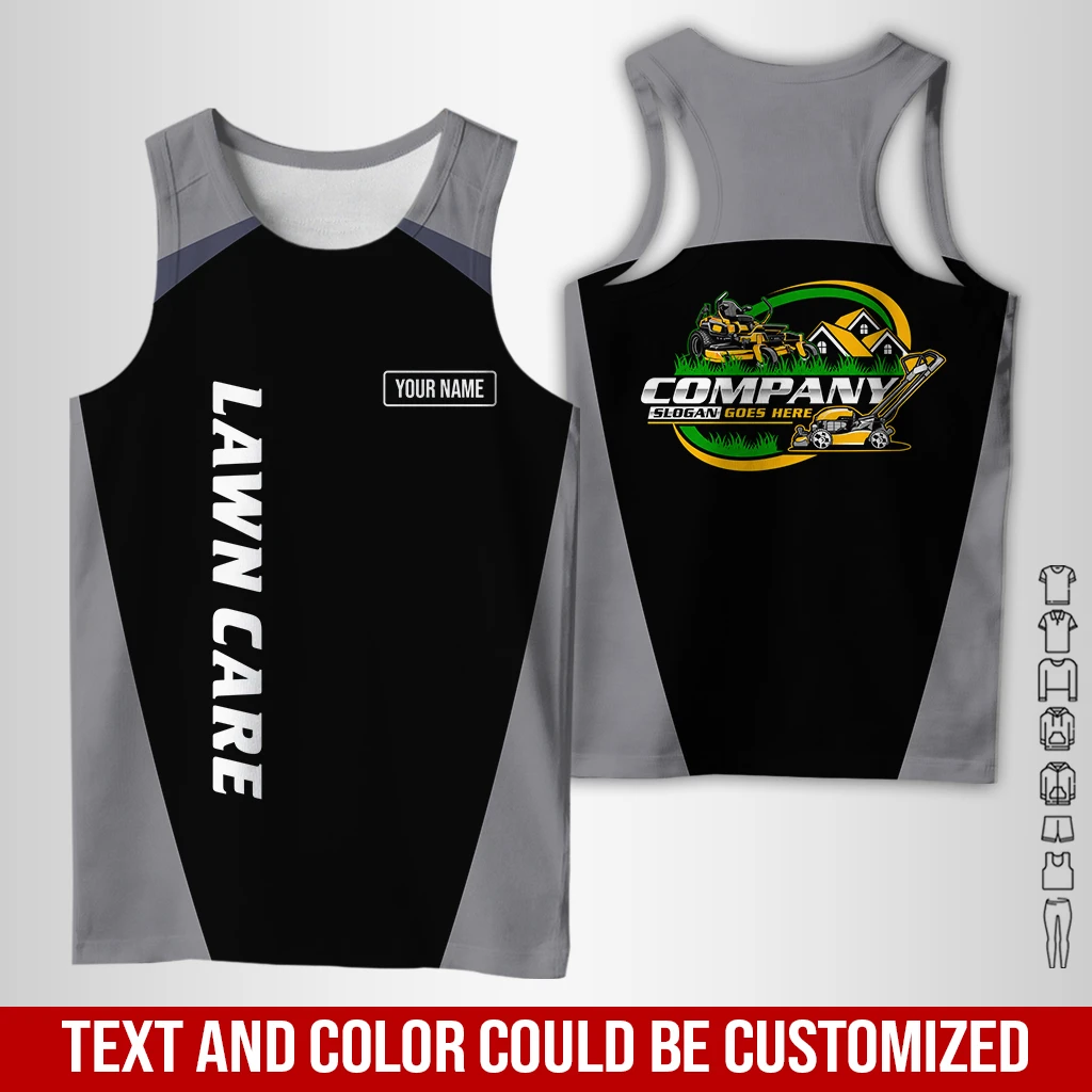 Personalized Name Lawn Care Service All Over Printed Clothes GL808