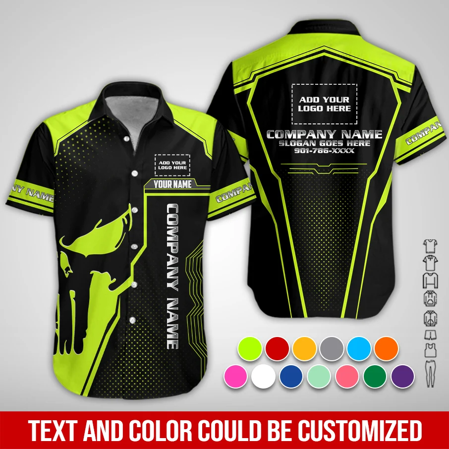 Personalized Name And Color Electrical Uniform All Over Printed Clothes PM175