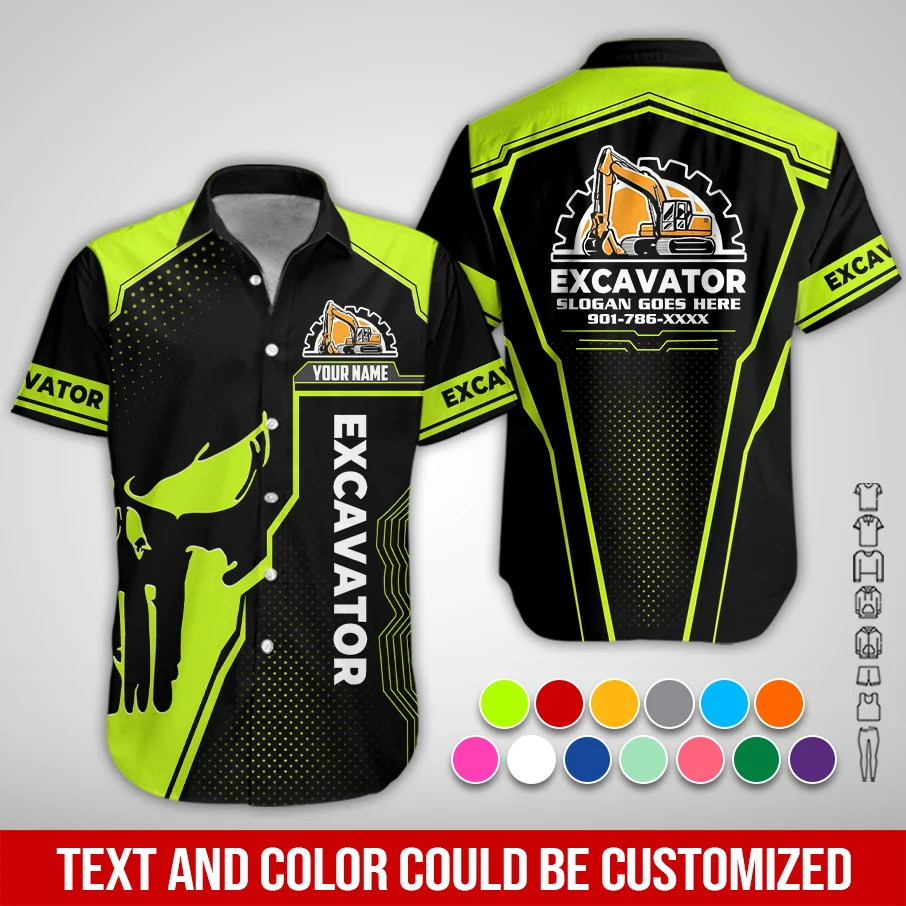Personalized Name And Color Electrical Uniform All Over Printed Clothes PM182