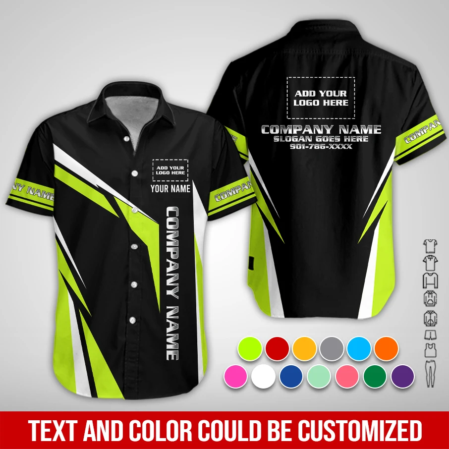 Personalized Name And Color Electrical Uniform All Over Printed Clothes PM187