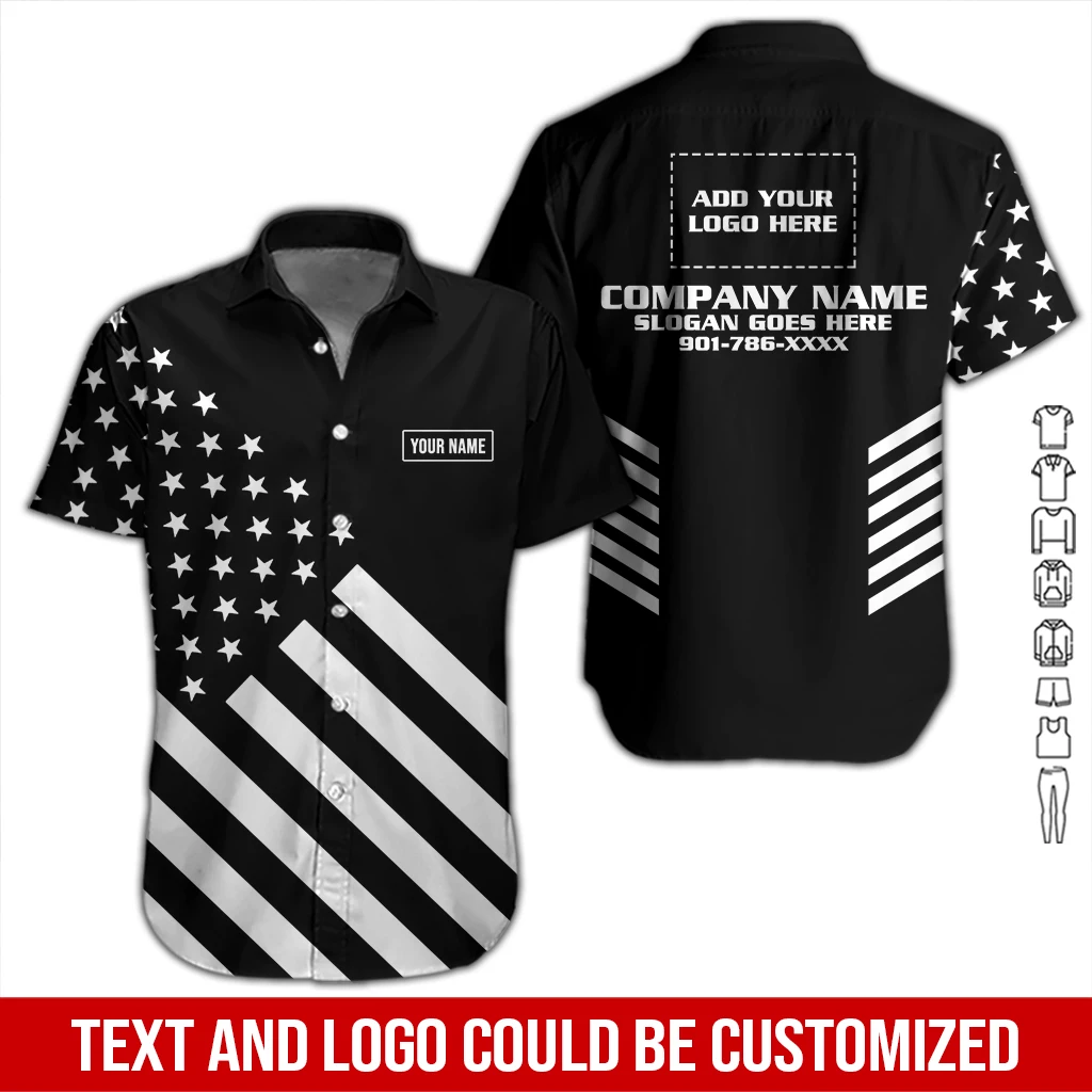 Custom Company Brand Uniform Shirt – Personalized Name, Logo & Colors DA701