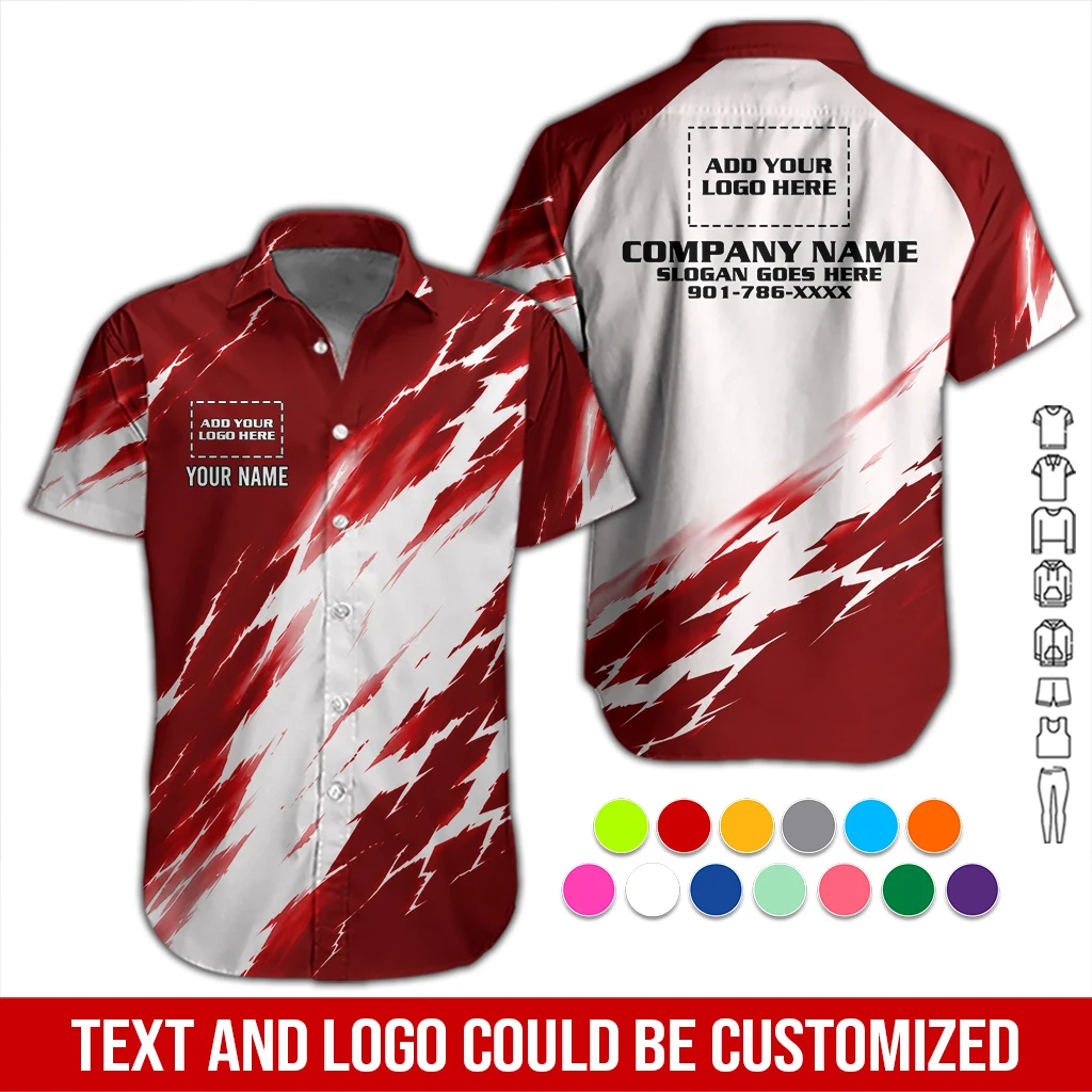 Personalized Name And Color Uniform All Over Printed Clothes DA691