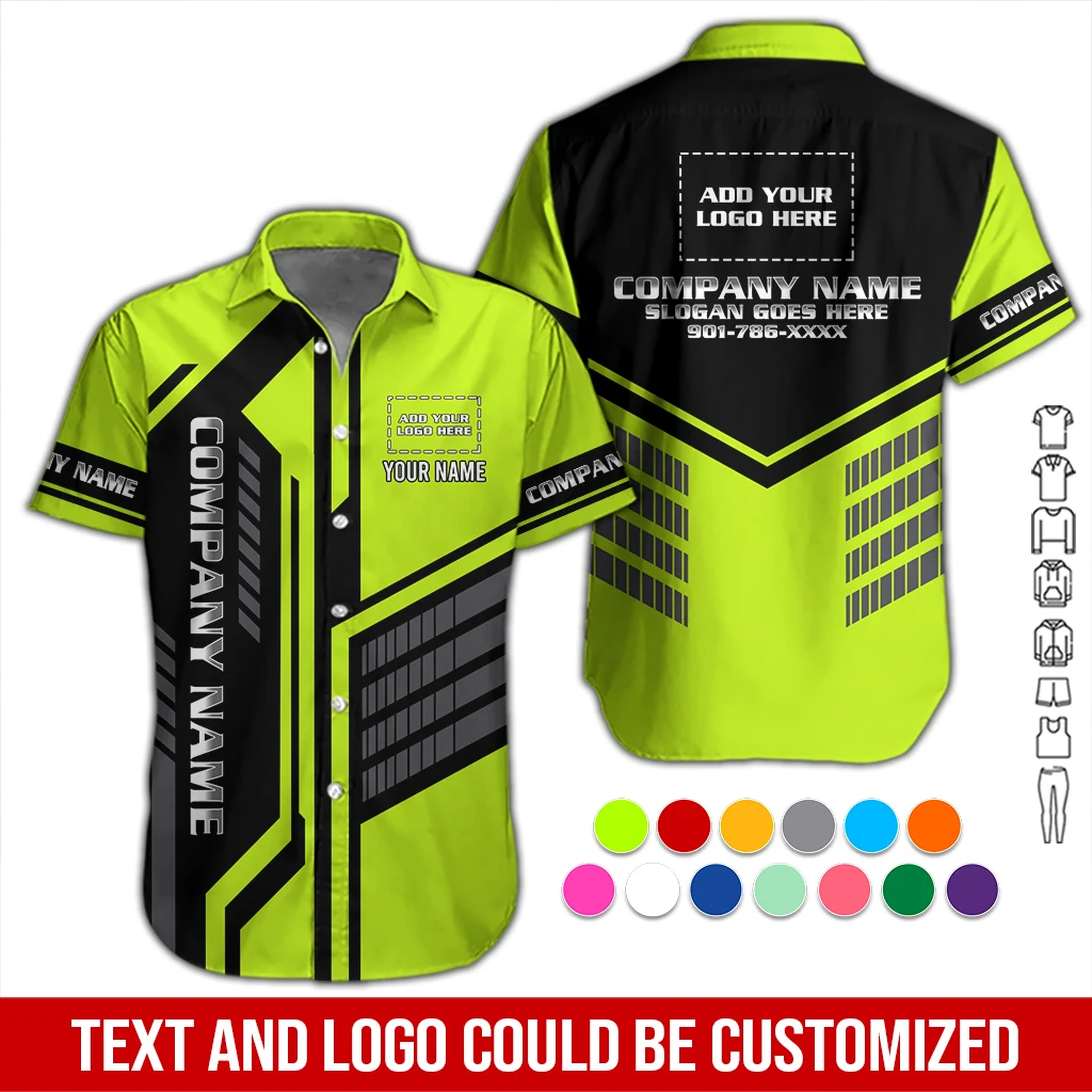 Personalized Work Shirt for Mechanics, Electricians & HVAC  DA715