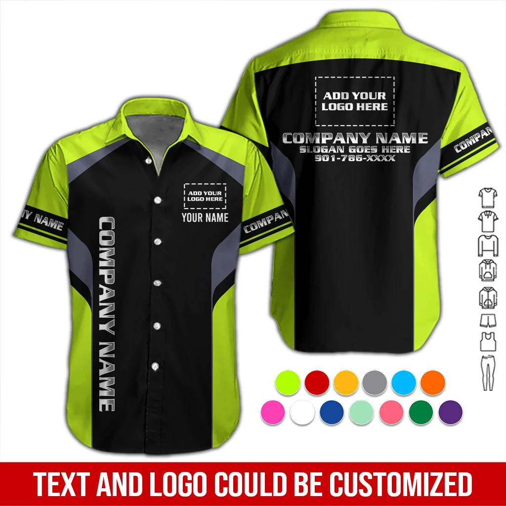 Personalized Work Shirt for Mechanics, Electricians & HVAC DA729