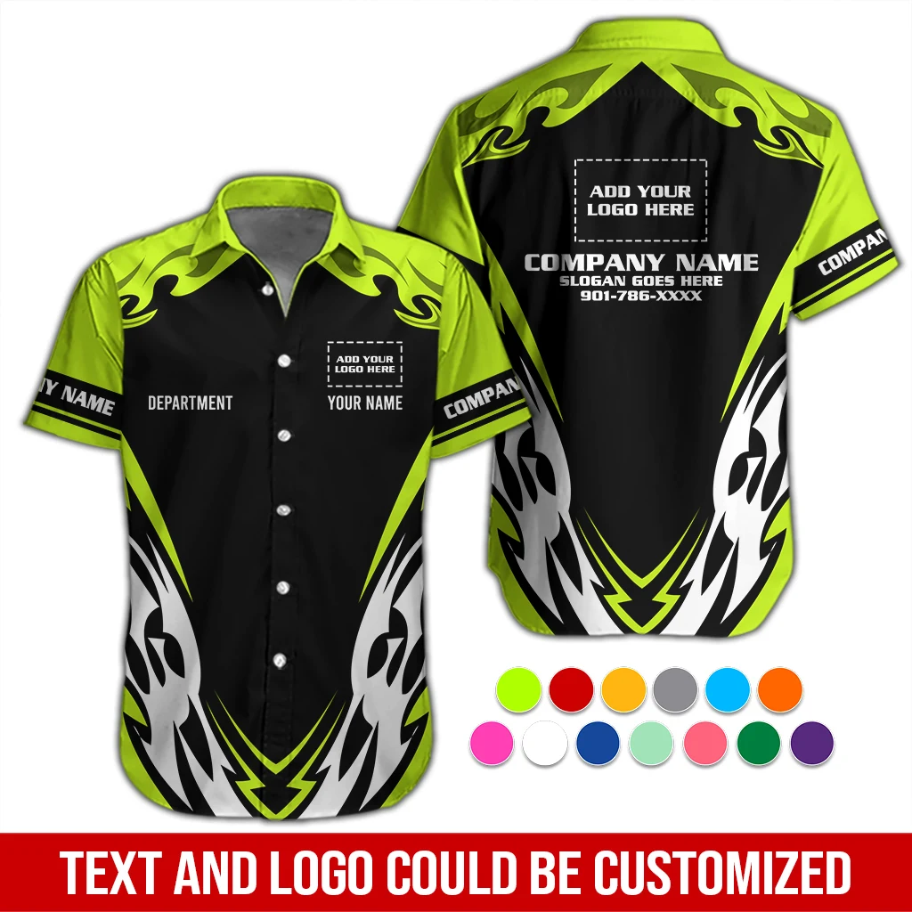 Personalized Work Shirt for Mechanics, Electricians & HVAC DA731